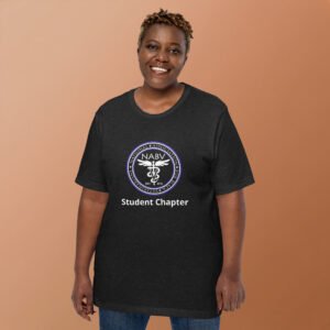 unisex-staple-t-shirt-black-heather-front-2-6932ba46de41c.jpg NABV Student Chapter- Unisex Jersy Short Sleeve Tee