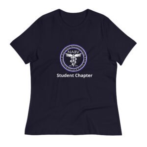 womens-relaxed-t-shirt-navy-front-6932bd836a417.jpg NABV Student Chapter- Women's Favorite Tee